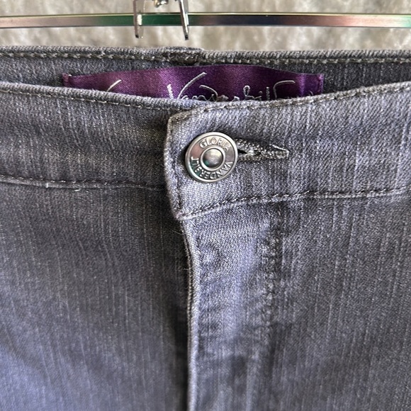 Gloria Vanderbilt Amanda gray jeans size 16 short - Picture 3 of 6